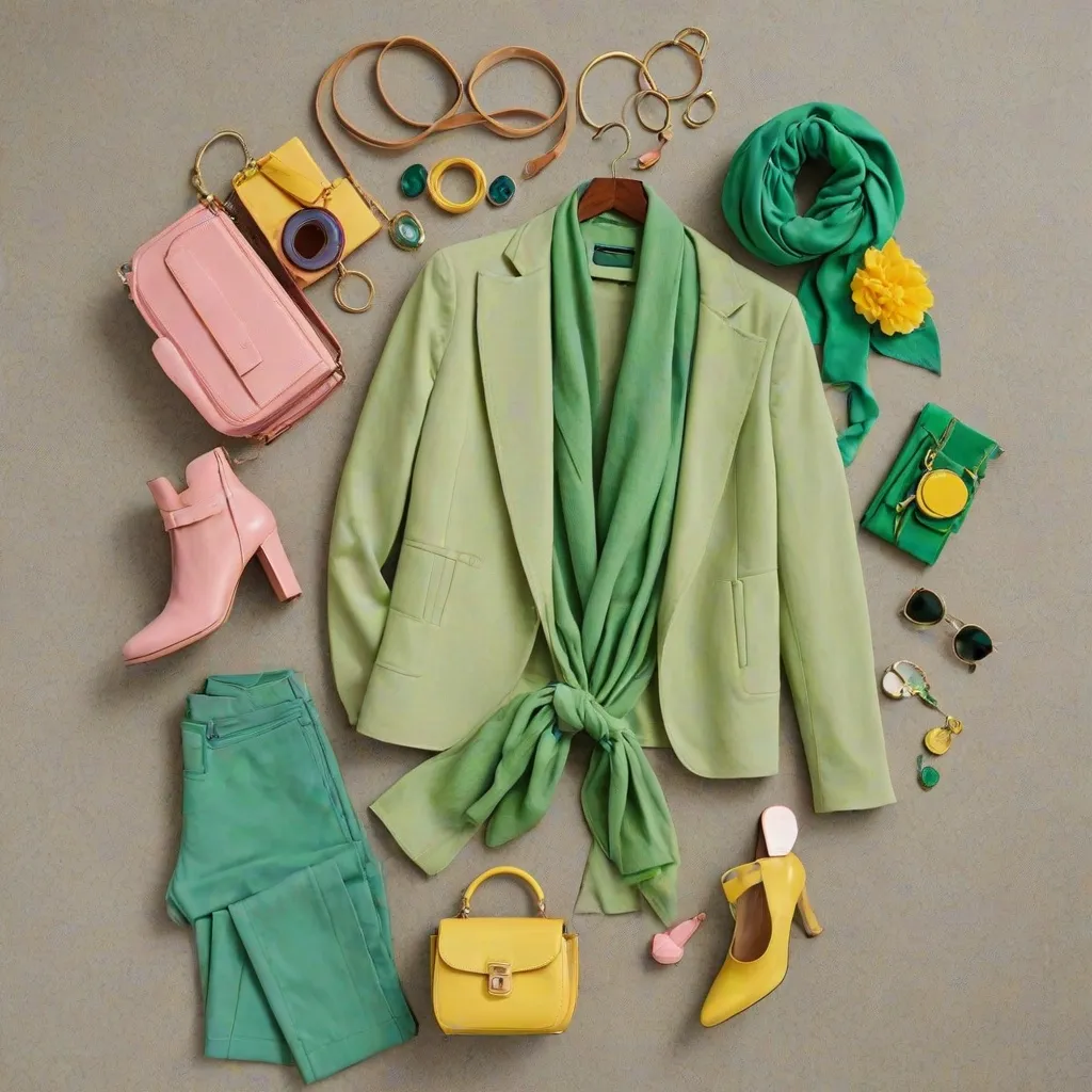 Jaki kolor pasuje do zielonego ubrania