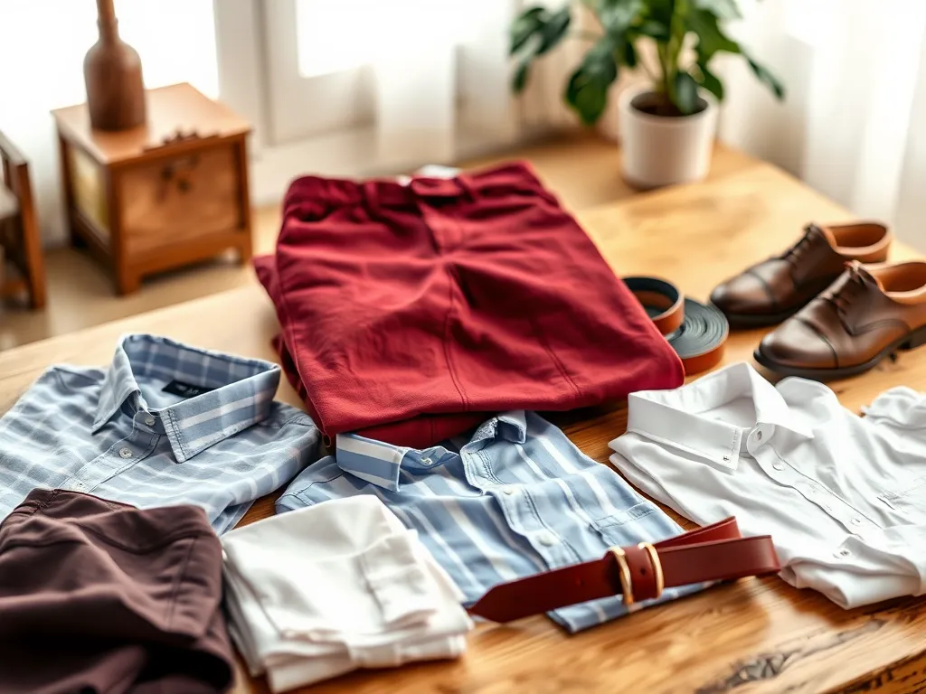 Jaka koszula do bordowych spodni?