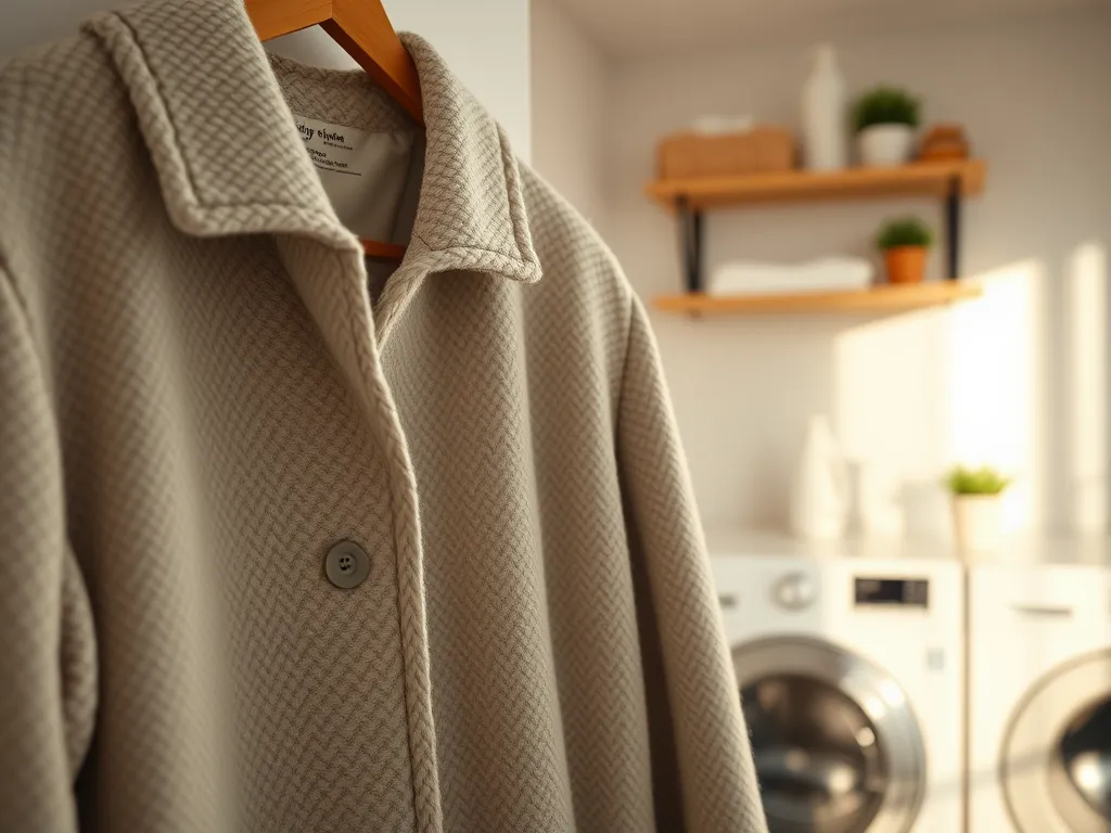 Jak prać płaszcz z wełny i poliestru?