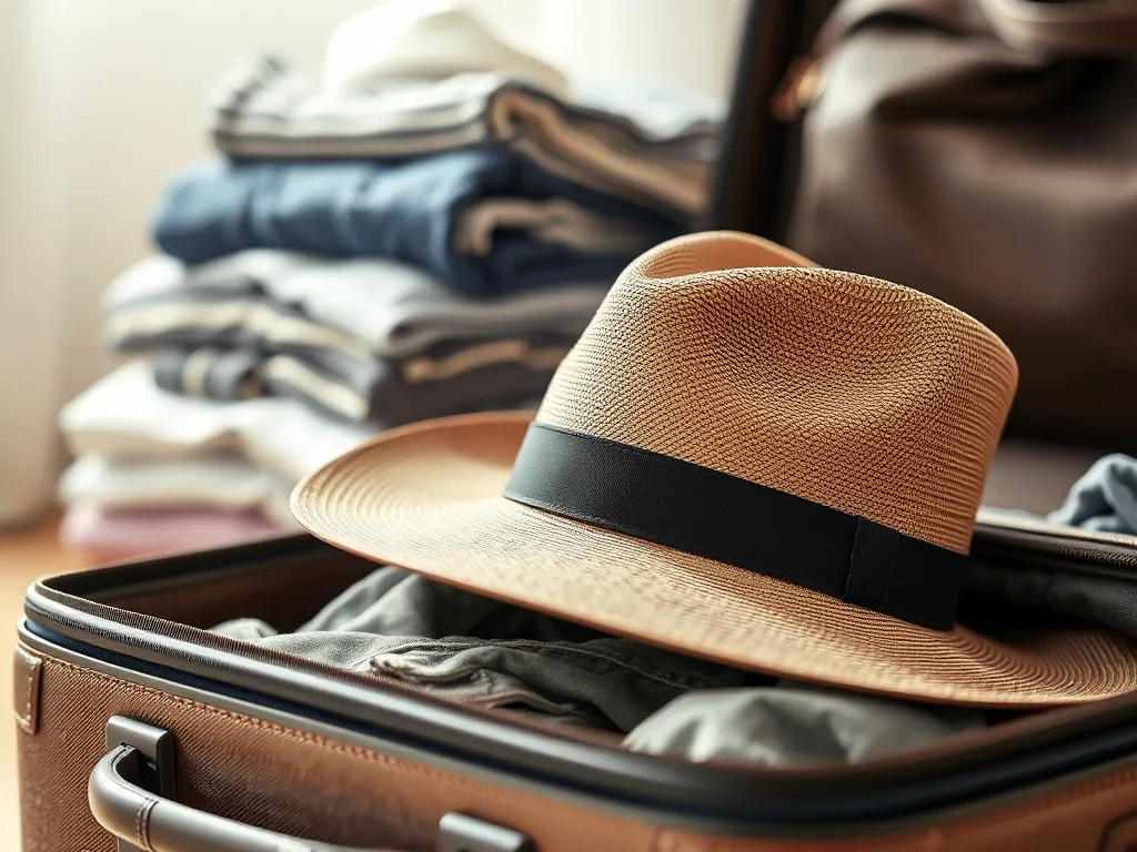 Jak spakować kapelusz do walizki?