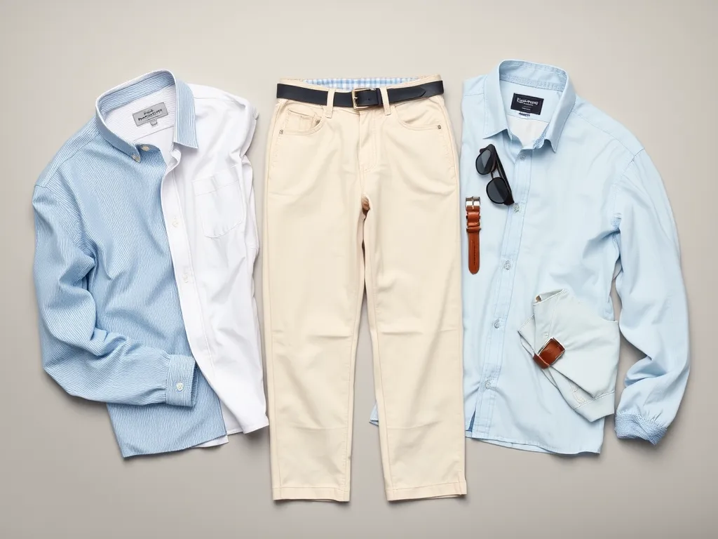 Jaka koszula do jasnych spodni?