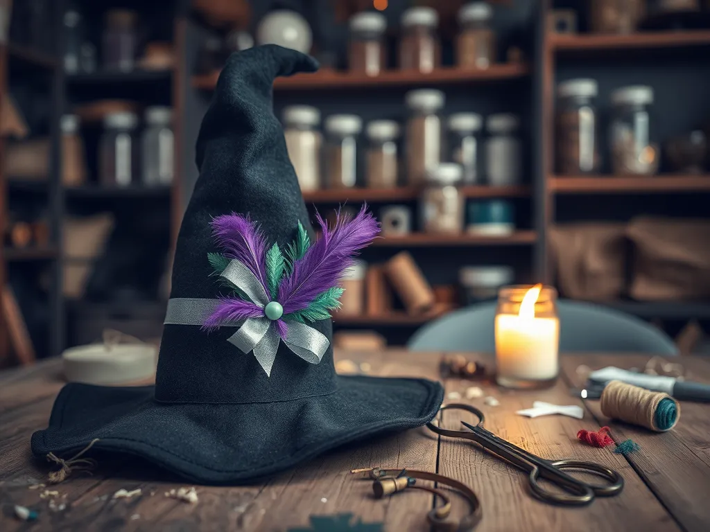 Jak zrobić kapelusz czarownicy?