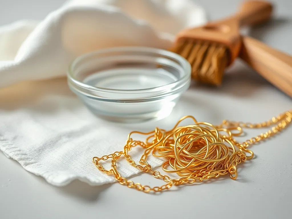 Jak wyczyścić złoty łańcuszek?