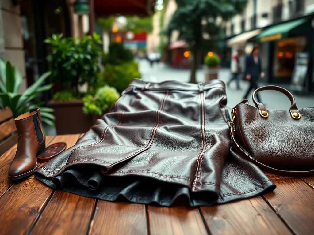 Skórzana spódnica – z czym nosić?