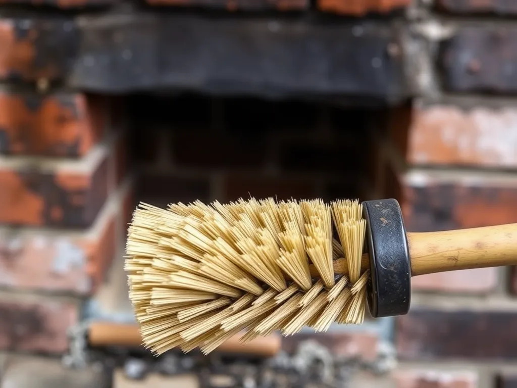 Jak wyczyścić komin od dołu?