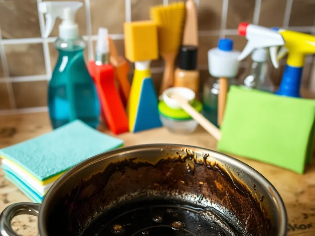 Jak wyczyścić spalony garnek?
