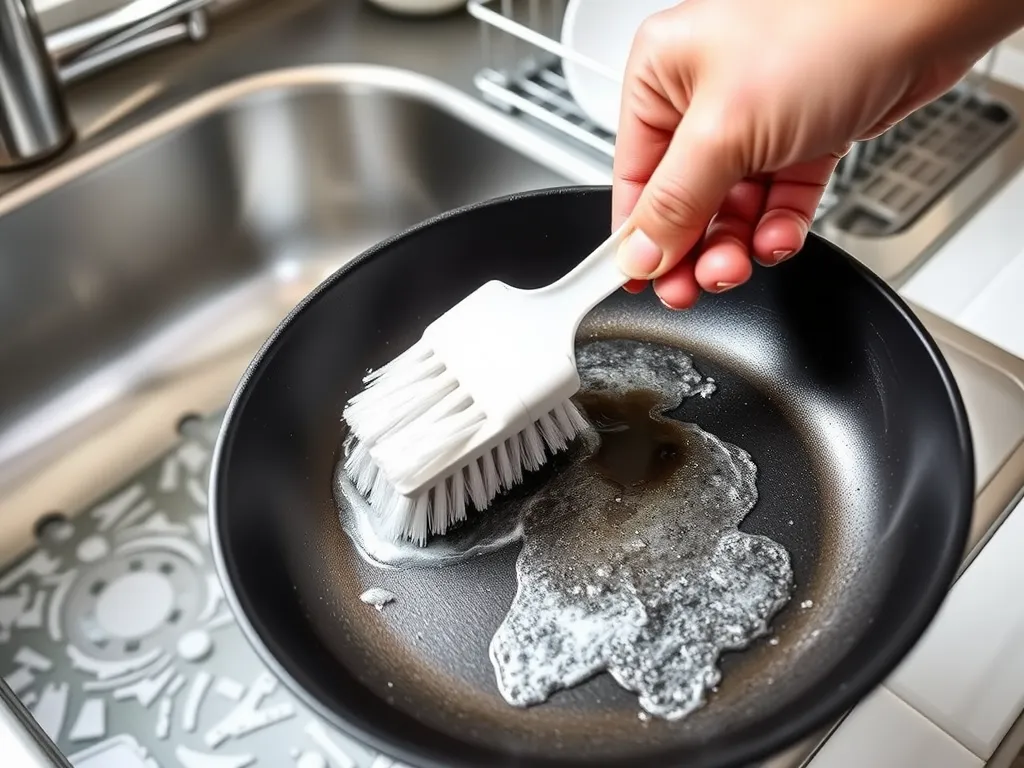 Jak wyczyścić spód patelni